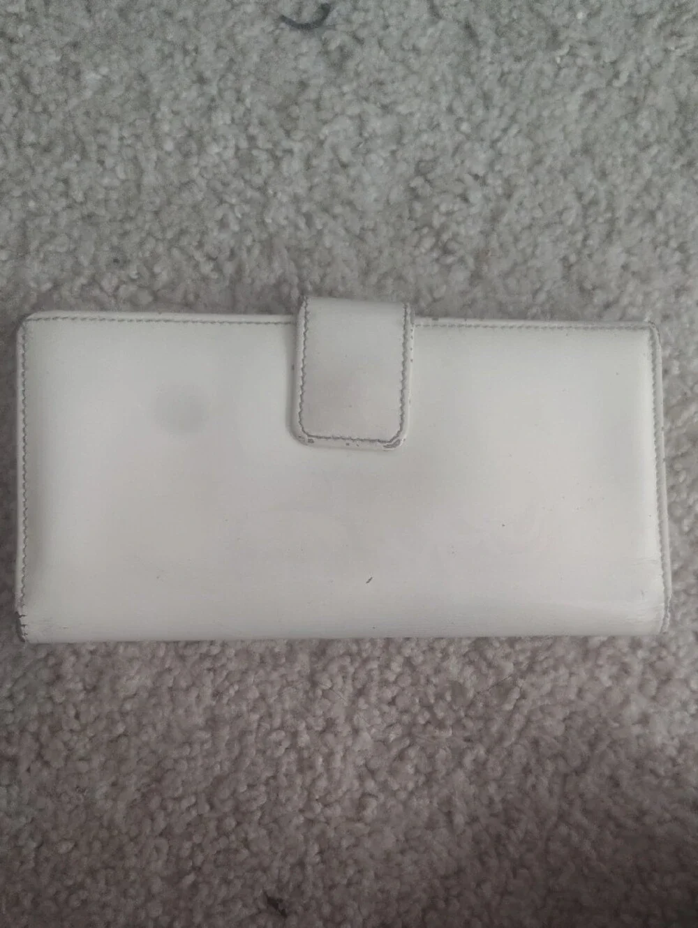 Gucci Women's Tom Ford Interlocking GG White Patent Leather Continental Wallet